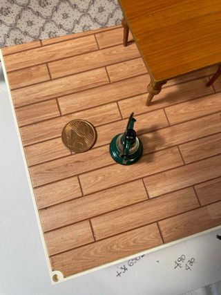 Mini Lanterna Verde Decorazione dollshouse