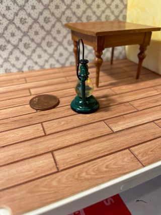 Mini Lanterna Verde Decorazione dollshouse