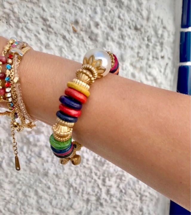Pulsera multicolor + bolsa -Sin estrenar-