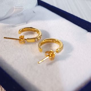 Pendientes Baublebar chapados en oro
