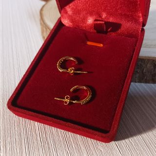 Pendientes Baublebar chapados en oro