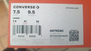 Converse Chuck Taylor Talla 41