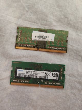 Módulos RAM Samsung 8GB SO-DIMM DDR4 3200MHz