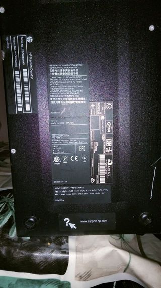 HP Pavilion Desktop rojo  oferta hoy