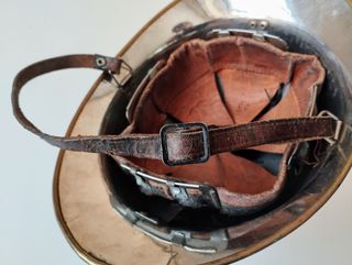 Casco Adrian bomberos, Francia 1933.