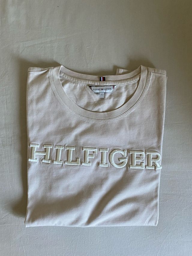 Camiseta Tommy Hilfiger Beige - Talla L