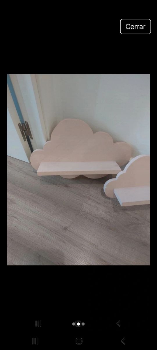 Estanterías nube infantil - 3uds