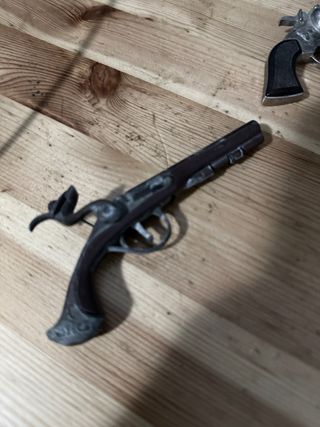 Mini Pistola Coleccionable Metálica