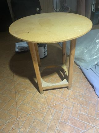 Mesa camilla madera marrón