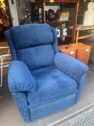 Sillón relax azul