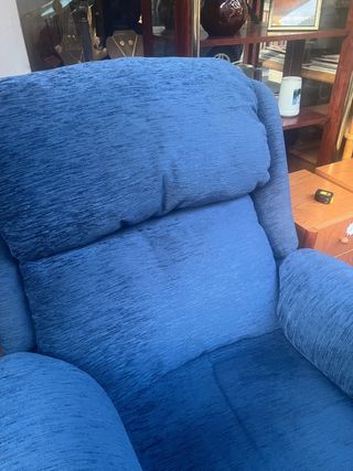 Sillón relax azul