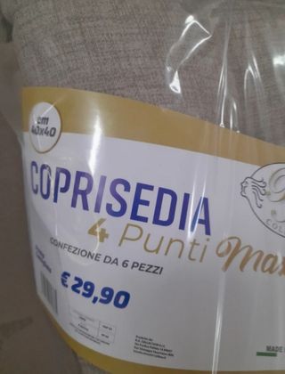 Coprisedia 4 Punti Maxi Grigio