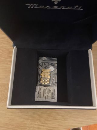 Reloj Maserati Cronógrafo Dorado