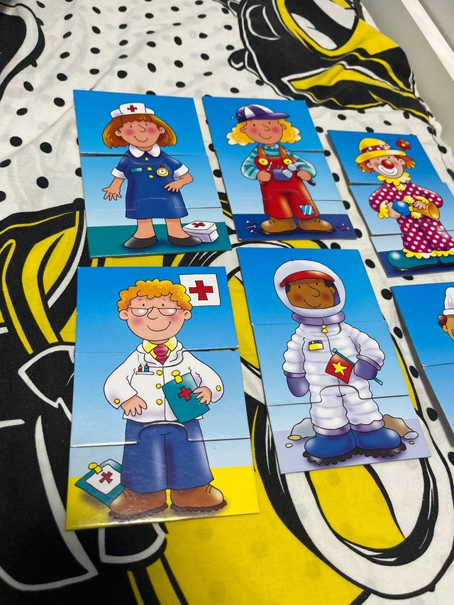Puzzle profesiones infantil