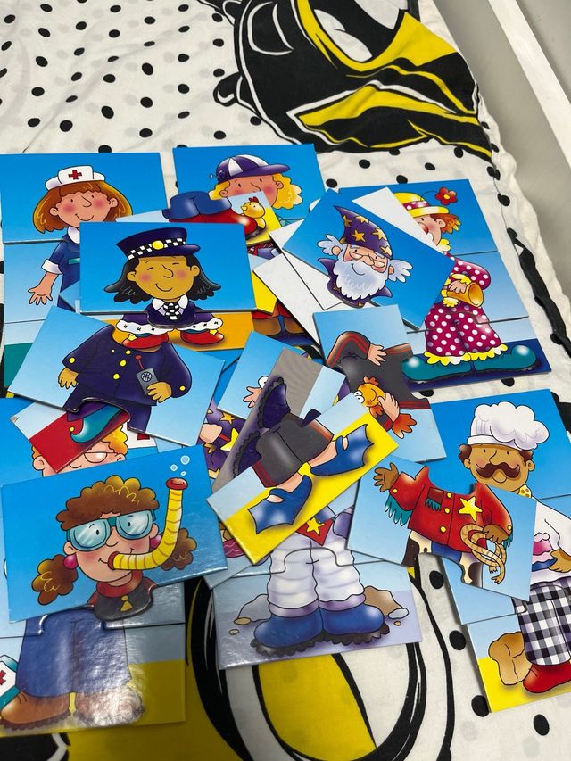 Puzzle profesiones infantil