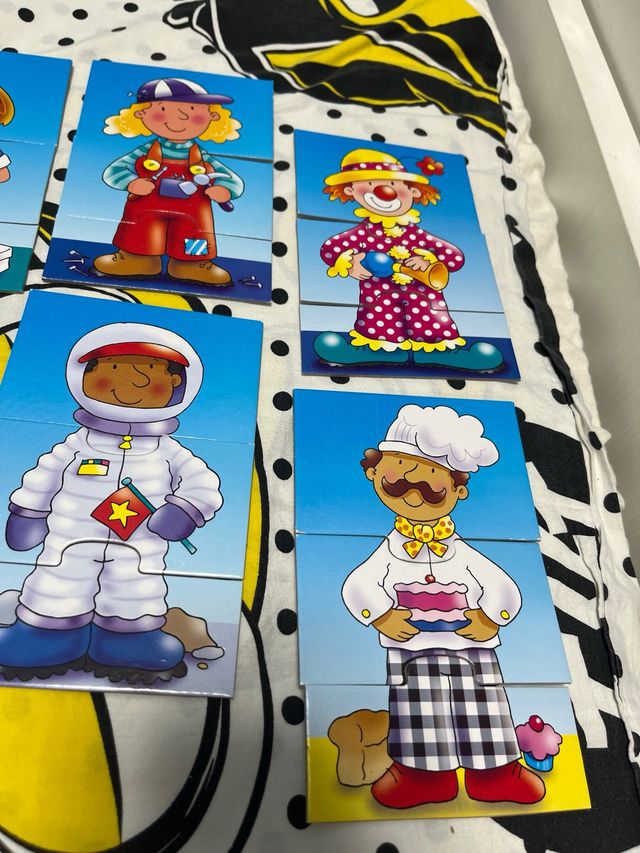 Puzzle profesiones infantil