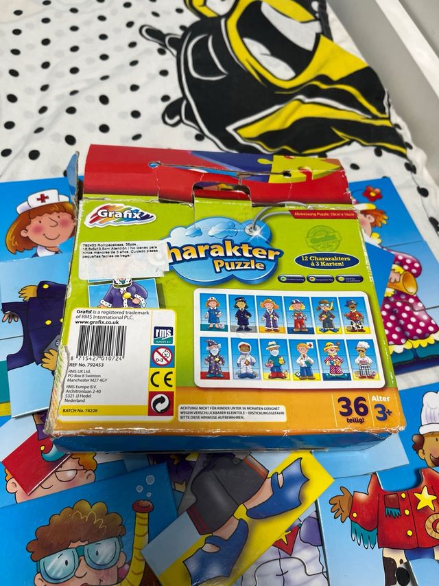 Puzzle profesiones infantil