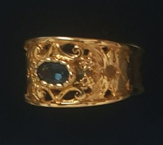 Anillo antiguo estilo Isabelino T.14