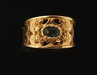 Anillo antiguo estilo Isabelino T.14