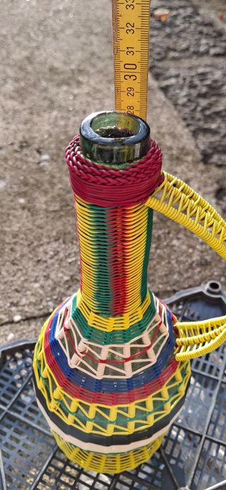 Bottiglia intrecciata vintage