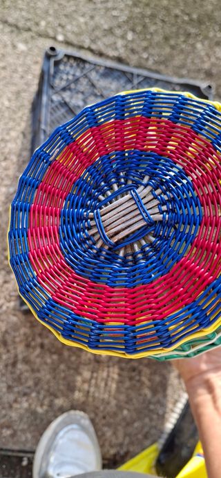 Bottiglia intrecciata vintage