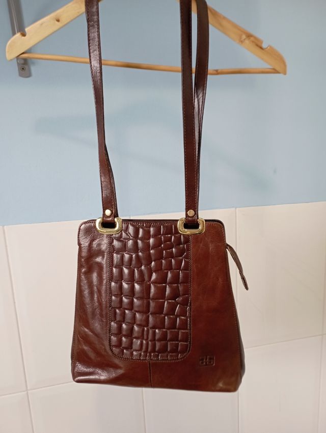Bolso Piel auténtica Marrón