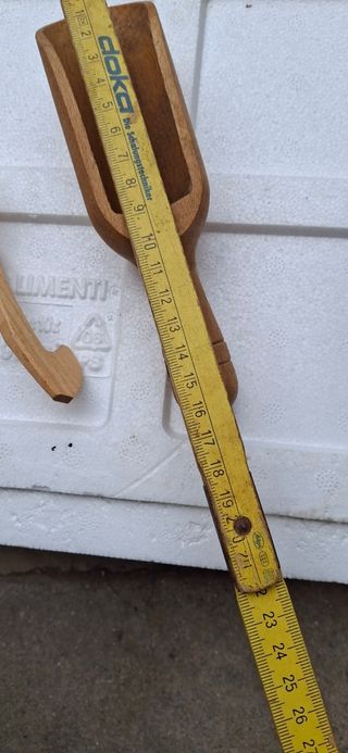 Coppa o mortaio senza il pestino  legno dipinto a