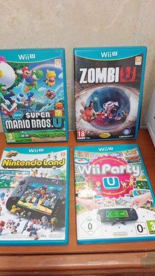 Juegos Nintendo Wii U - Mario, ZombiU, etc