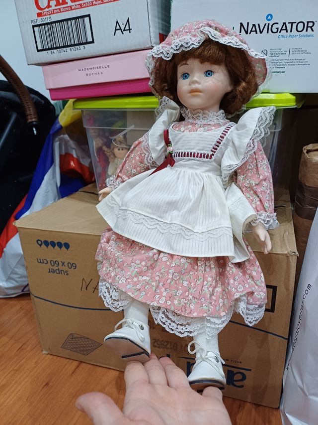 Muñeca porcelana vintage