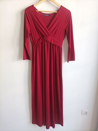 Vestido rojo premamá talla M