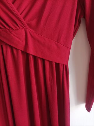 Vestido rojo premamá talla M