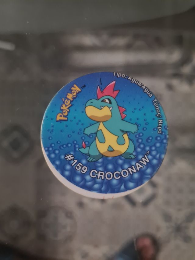 Tazo Croconaw Pokémon - Error Impresión