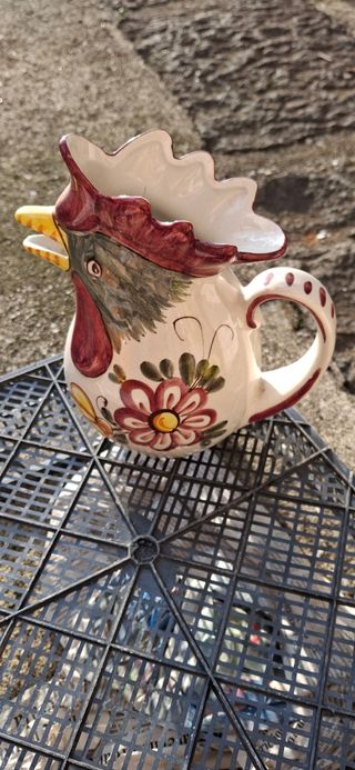 Caraffa Galletto Ceramica Dipinta a Mano