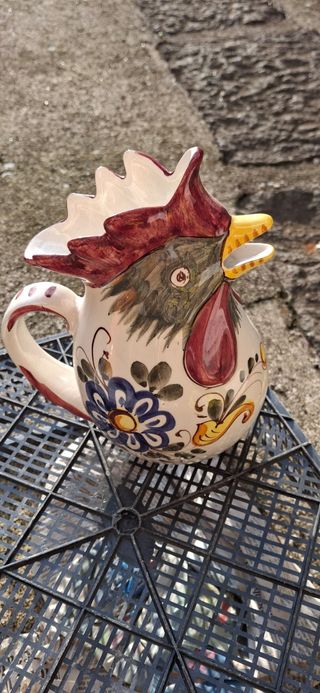 Caraffa Galletto Ceramica Dipinta a Mano