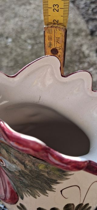 Caraffa Galletto Ceramica Dipinta a Mano