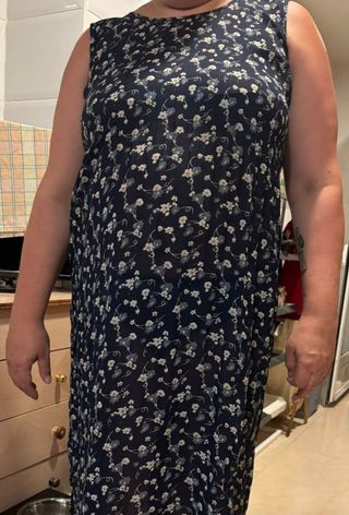 Vestido flores azul - 3€