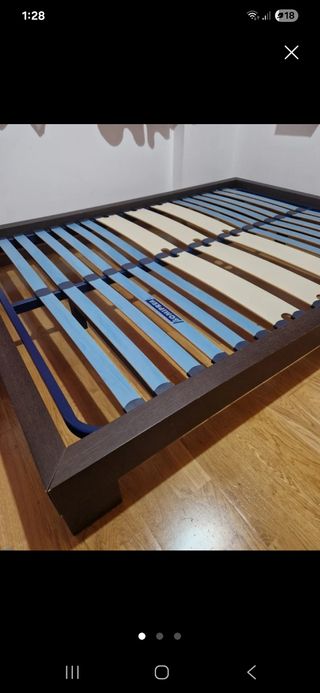 Estructura cama estilo japonesa wengue
