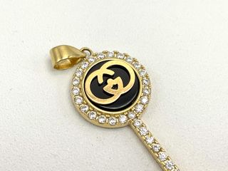 colgante oro 18k con circonita