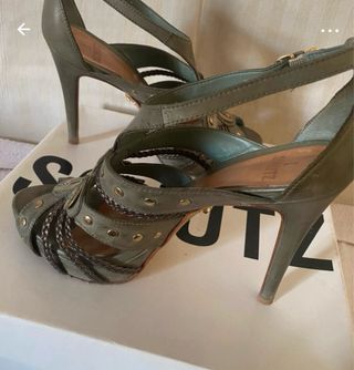 Sandali Schuh verde militare