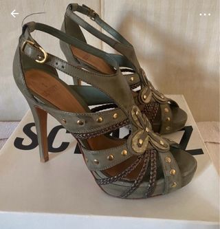 Sandali Schuh verde militare