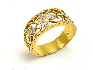 anillo oro 18k