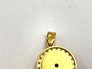 colgante oro 18k con circonita