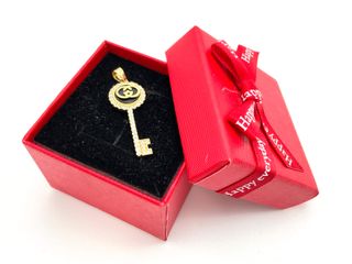 colgante oro 18k con circonita