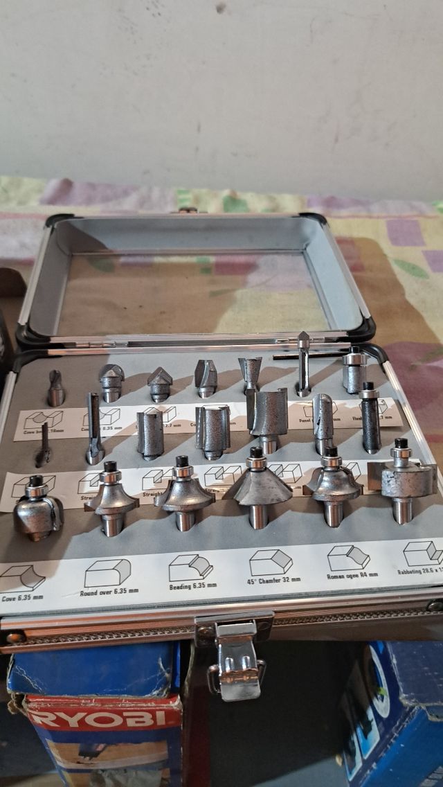 Set fresas madera 20 piezas