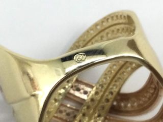 anillo oro 18k con piedra con circonita
