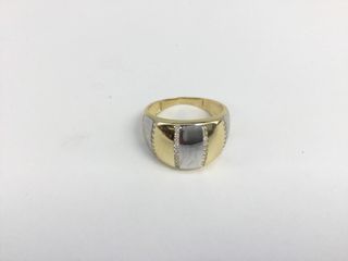 anillo oro 18k con piedra con circonita