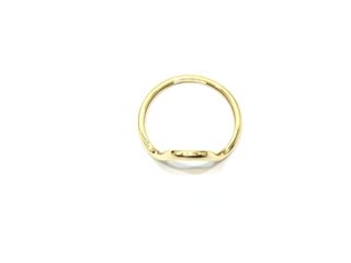 anillo oro 18k con piedra con circonita