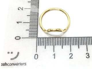 anillo oro 18k con piedra con circonita