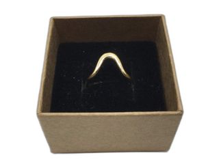 anillo oro 18k con piedra con circonita