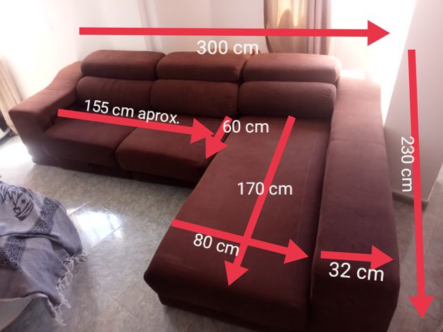 Sofá Chaise Lounge XL con cama